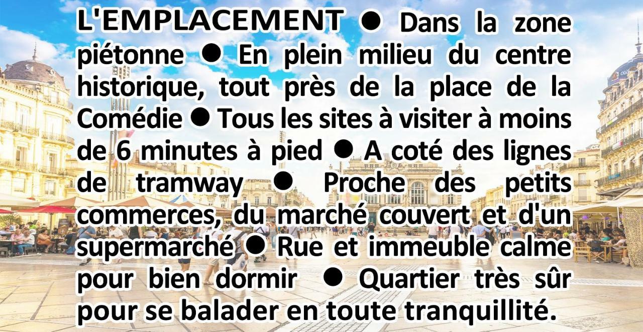 Comedie Musee-Fabre Parking Offert Climatisation Apartamento Montpellier Exterior foto
