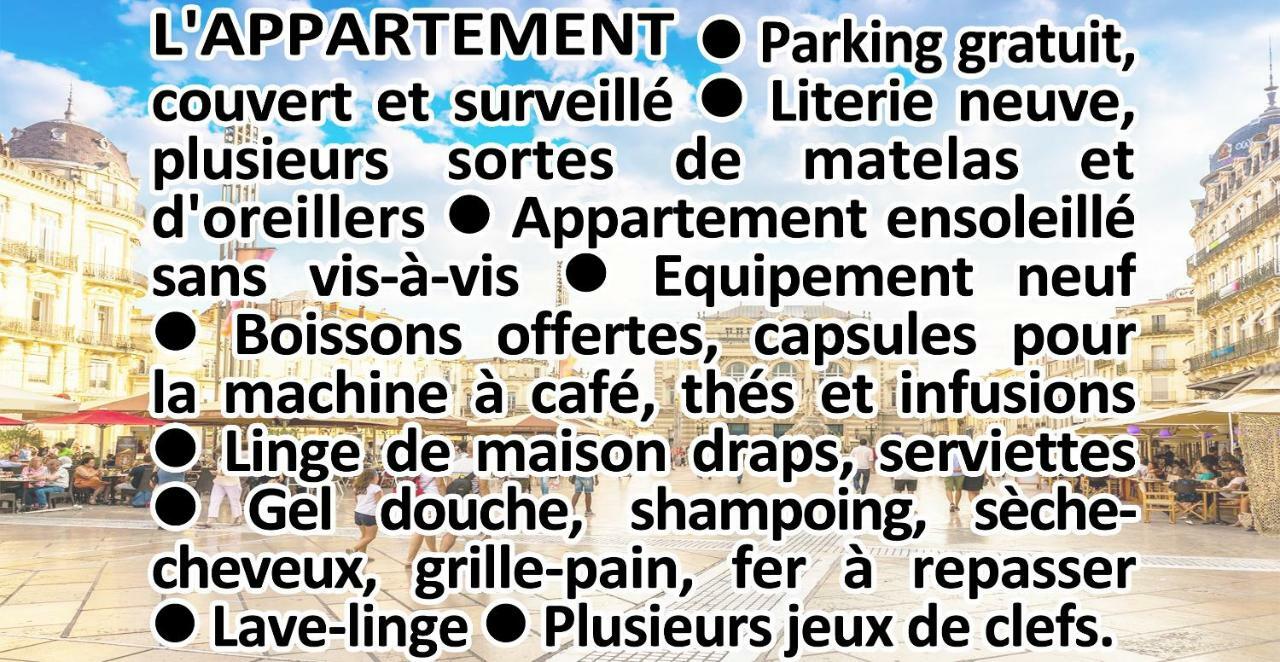 Comedie Musee-Fabre Parking Offert Climatisation Apartamento Montpellier Exterior foto